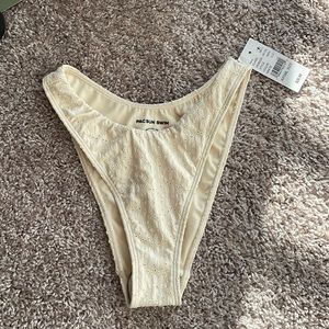 PacSun Cream Eyelet Bikini Bottom